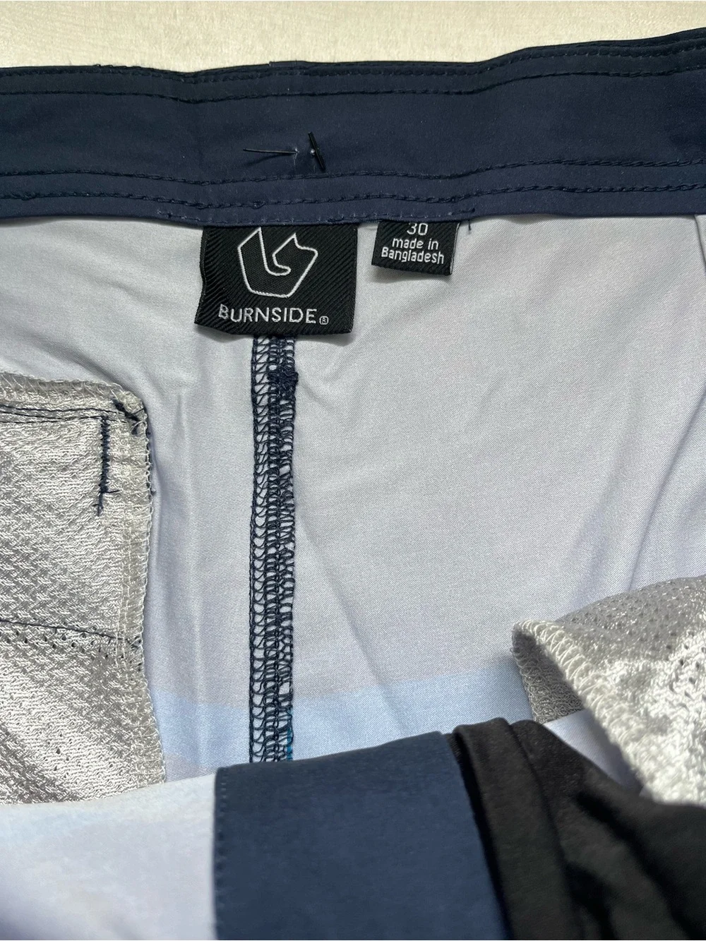 Burnside Men’s Quick Dry Performance stretch surf board shorts 30 NWT